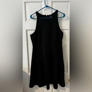 Mossimo Supply Co black knit skater dress - size XL